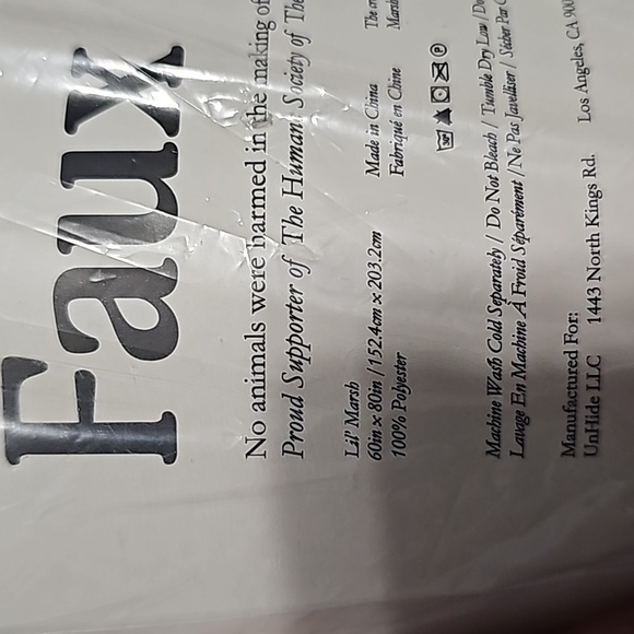 Unhide Lil Marsh Silver blanket - Picture 3 of 3